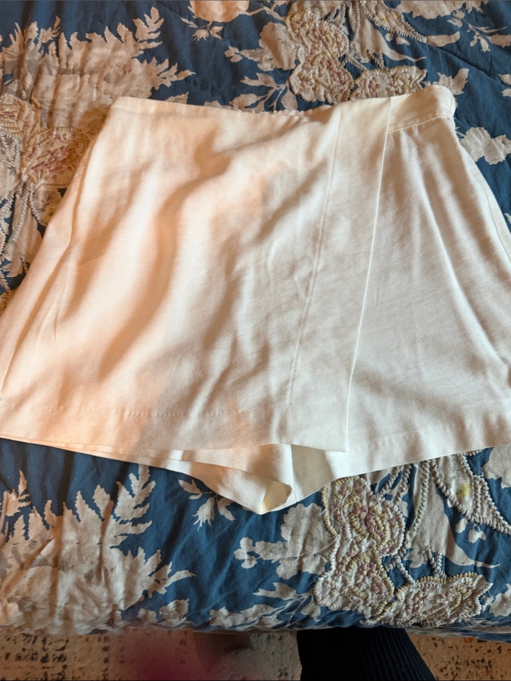 Zara Cream Skort - Clean A-Line Design